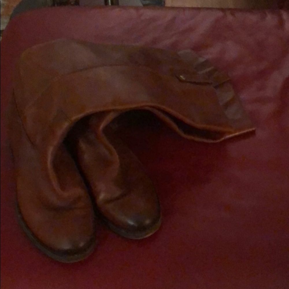 INC Leather Riding Boots